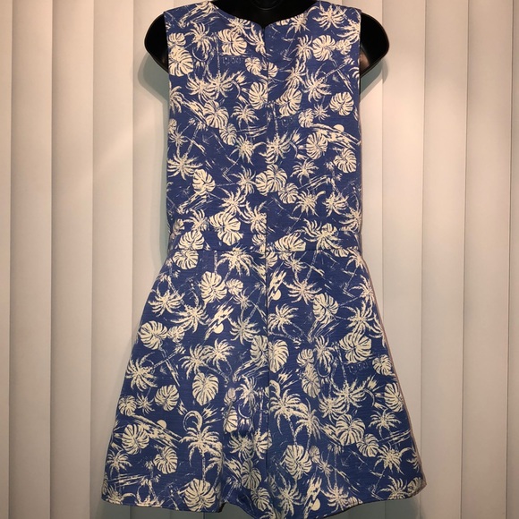 💠Baby blue💠and white linen skort romper - Picture 6 of 7